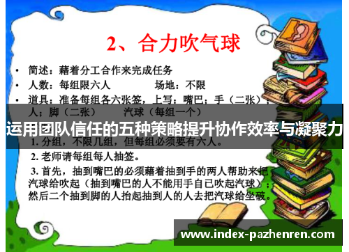 运用团队信任的五种策略提升协作效率与凝聚力